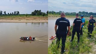 A doua zi de căutări pe râul Someș. Scafandrii și pompierii caută trupul tânărului de 19 ani