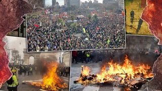 VIDEO-Proteste în Franța. Săptămâna începe cu mitinguri în faţa primăriilor şi cu reuniuni la Élysée