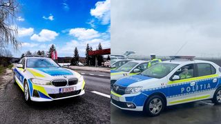 Un bărbat de 49 de ani și un băiat, de 17 ani, au aruncat cu obiecte contondente într-un echipaj de poliţie