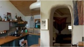 VIDEO - Asta-i România! Căsuța din paie, construită în Turda, cu imaginație și bani puțini