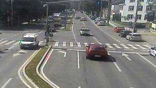 Tamponare cu cinci autoturisme, în centrul unui oraș. Pagube de mii de euro