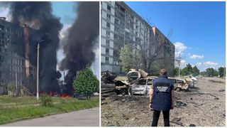 &Icirc;n urma bombardamentelor, 31 de persoane au fost transportate la spital