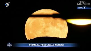 Prima superlună a anului