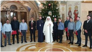 Abdullah Atas, alături de alți c&acirc;țiva deținuți, au avut privilegiul de a fi primiți de Preafericitul Patriarh Daniel