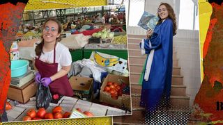 VIDEO - EXCLUSIV: Diana Necula, t&acirc;năra admisă la toate facultăţile de Medicină, care vinde roşii la tarabă/ &rdquo;Am &icirc;nceput să prind drag de această muncă&rdquo;