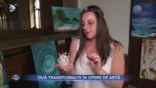 VIDEO - Ouă transformate &icirc;n opere de artă