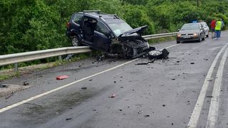 Depășire neregulamentară în Hunedoara. În urma incidentului, un copil de 7 ani a ajuns la spital