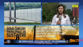 VIDEO - &bdquo;Golden Gate&rdquo; de Rom&acirc;nia s-a deschis circulației