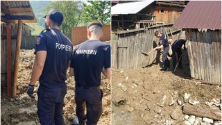 VIDEO - Inundațiile au făcut prăpăd în județul Bacău. A fost nevoie de intervenția pompierilor
