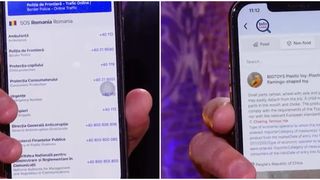 Aplicația are o secțiune SOS care poate fi folosită fără internet.