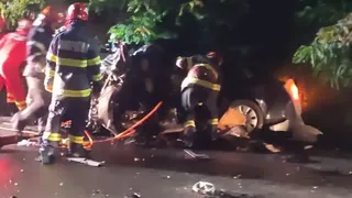 Accident cumplit pe DN7, Vâlcea