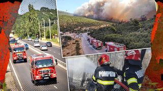Prima echipă de pompieri români a ajuns în Grecia. Peste 450 de pompieri din 11 state vor fi detașați preventiv în caz de incendii masive
