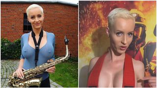 Ea este cea mai sexy femeie pompier din lume. Cântă la saxofon și se luptă cu focul: „Am înregistrat deja câteva melodii”