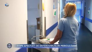 Copii afectați de enterovirusuri periculoase