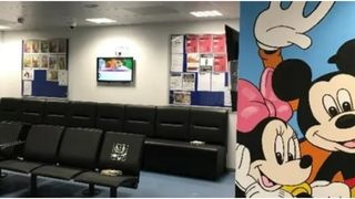 Ministrul britanic al imigraţiei a dat ordin să fie acoperite picturile cu desene animate de la un centru pentru copii