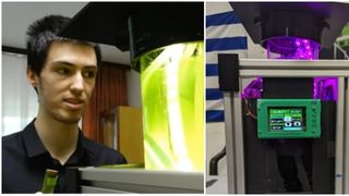 &Icirc;n viitor, Andrei vrea să devină inventatorul unui robot umanoid.