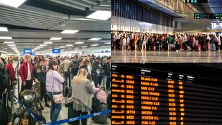 Momente tensionante pentru sute de români! Au rămas blocați într-un aeroport din Italia după ce compania cu care zburau a anulat cursa