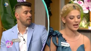 Robert și Mihaela, discuții în contradictoriu. Este tânărul concurent îndrăgostit de Bianca?