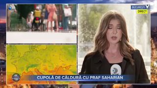 Cupolă de căldură cu praf saharian