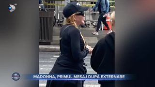 VIDEO - Madonna, primul mesaj pentru fani după externare