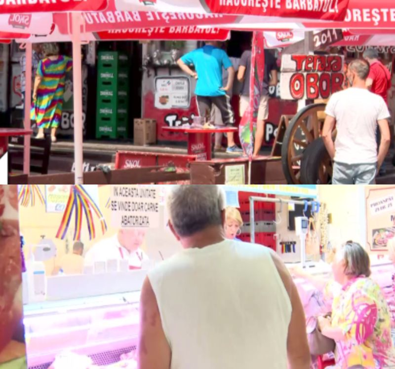 Cozi mici la magazine și la mici la Obor