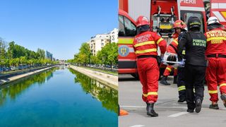O copilă, de trei ani, a fost salvată de oamenii legii din râul Dâmbovița