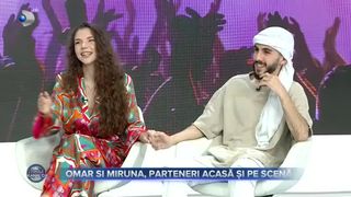 VIDEO - Omar și Miruna, parteneri acasă și pe scenă