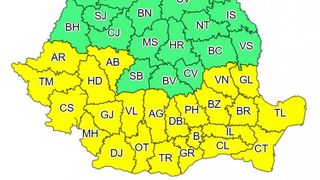Alertă de vijelii extreme, cu rafale de p&acirc;nă la 100 km/h. 23 de județe și București, sub avertizare Cod galben &icirc;n următoarele patru zile