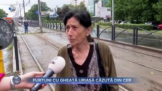 VIDEO - Furtuni cu gheață peste România, grindina a distrus totul în cale