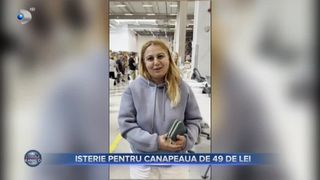 Isterie pentru canapeaua de 49 de lei