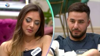 Primele tensiuni între Cristina și Radu, imediat după împăcare. Cristina este deranjată de anumite gesturi pe care acesta le face