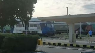 Incendiu &icirc;n gara din B&acirc;rlad. O locomotivă a luat foc