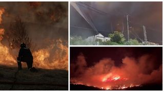 VIDEO- Un român, suspectat că a provocat incendiul de vegetație masiv din regiunea Kouvaras, Grecia