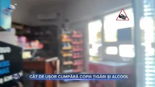 VIDEO - Experiment Kanal D. Cât de ușor pot cumpără copiii alcool și țigări