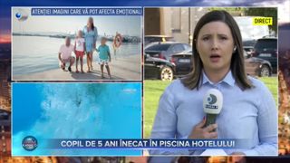 Copil de 5 ani &icirc;necat &icirc;n piscina hotelului