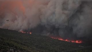 VIDEO - Incendii de vegetație &icirc;n Grecia. Ard pădurile de l&acirc;ngă Atena. Avertizarea MAE pentru rom&acirc;nii care călătoresc &icirc;n această țară