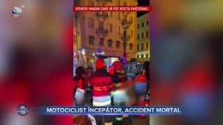 VIDEO - Și-a pierdut viața după ce s-a izbit cu motocicleta de o mașină parcată