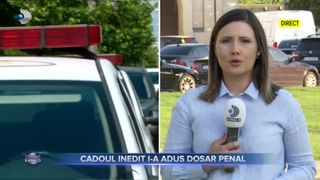 VIDEO - A primit de ziua sa un permis fals și s-a ales cu dosar penal