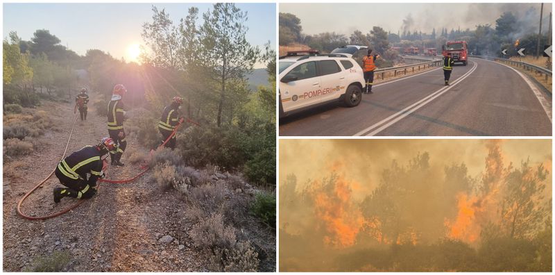 Grecia cere ajutorul Uniunii Europene, în aceste momente pompierii din țări precum România, Malta, Franța și Italia ajutând la stingerea focarelor.