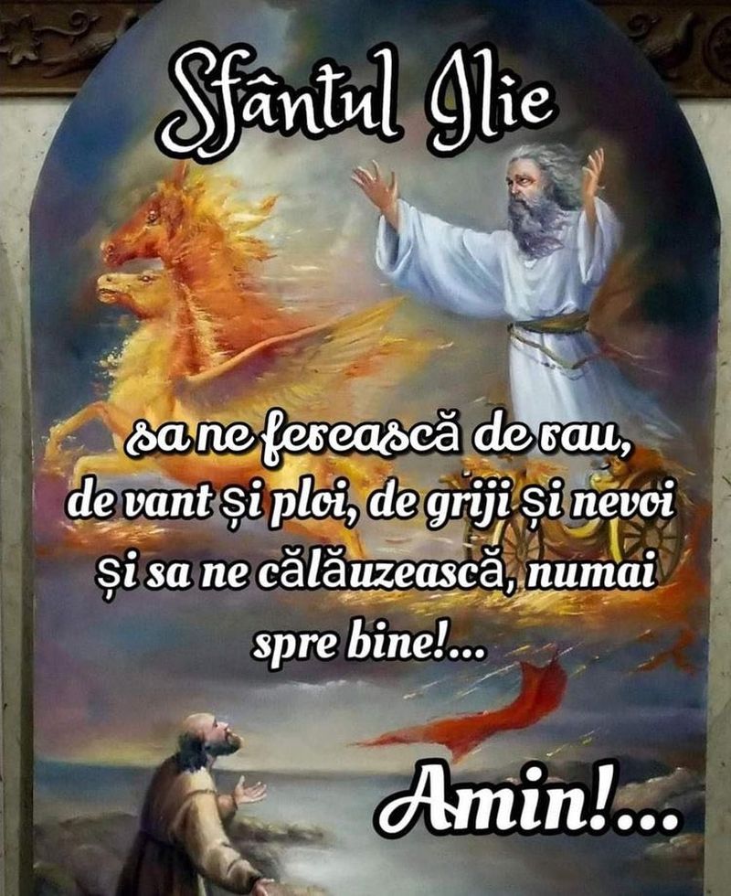 Mesaje de Sf. Ilie 2023: Cui trebuie să îi spui “La mulți ani” pe 20 iulie?