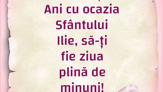 Ce nume se sărbătoresc de Sf. Ilie 2023? Spune-le "La mulți ani!" Mesaje, urări și felicitări pentru Ilie, Iulia, Iulian, Iuliana, Ilinca și Lia