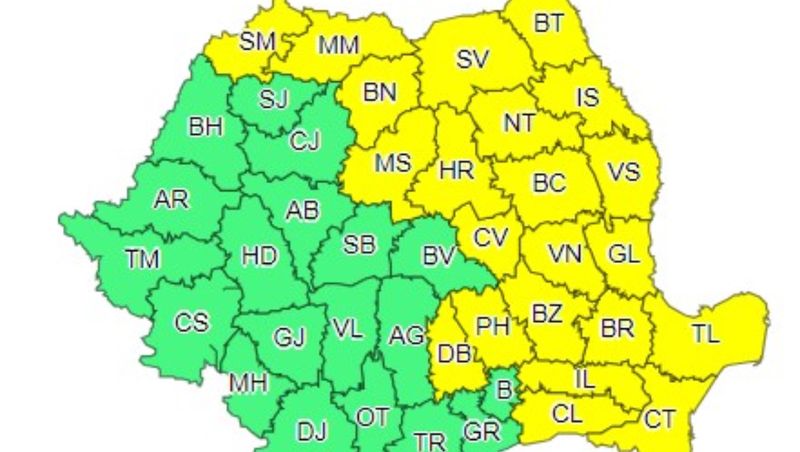 Vremea extremelor: România, lovită de caniculă și furtuni. ANM transmite o nouă atenționare meteo
