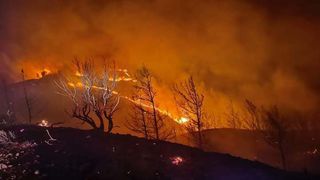 A patra zi de incendii puternice &icirc;n Grecia. Cea mai grea luptă cu flăcările a fost &icirc;n Rodos &bdquo;Condiţiile răm&acirc;n dificile&rdquo;