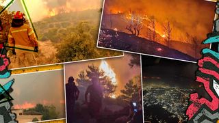 VIDEO- A patra zi de incendii puternice în Grecia. Cea mai grea luptă cu flăcările a fost în Rodos „Condiţiile rămân dificile”