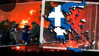 Harta incendiilor din Grecia în 2023: Vânturile puternice au extins flăcările prin pădurile de pin uscate spre disperarea locuitorilor și a pompierilor