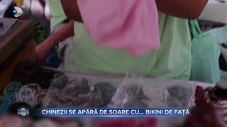 VIDEO - Noua metodă a chinezilor împotriva soarelui: facekinis, măștile care acoperă fața