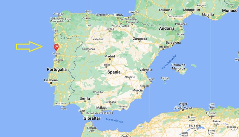 Plaja din Portugalia se află la Oceanul Atlantic