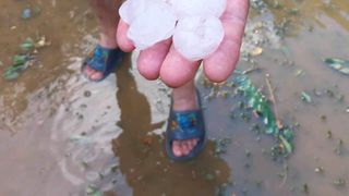 Grindina a spart acoperișurile locuințelor din mai multe zone din Satu Mare