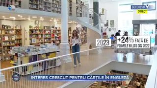 VIDEO - A crescut interesul pentru cărțile &icirc;n limba engleză