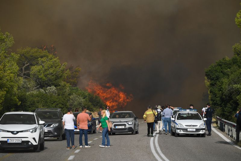 Incendii Grecia 2023. Există risc ridicat să apară noi focare